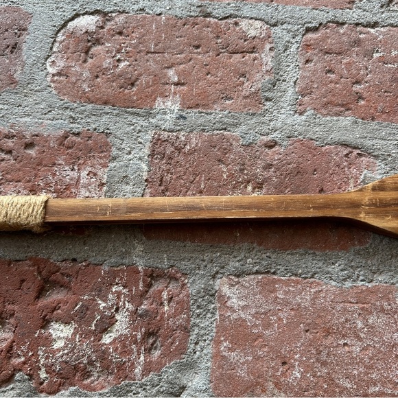 Nautical Wood Blue Decorative Paddle Oar  with rope hook Beach House Lake House - Picture 10 of 16